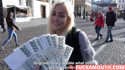 двойная оплата за секс с чешской порнозвездой